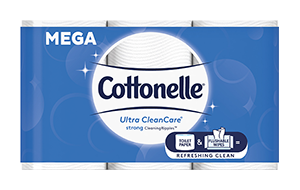 Cottonelle Ultra Clean Care Toilet Paper - Mega Package