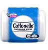 Cottonelle Flushable Wipes Tub contains 42 flushable wipes.