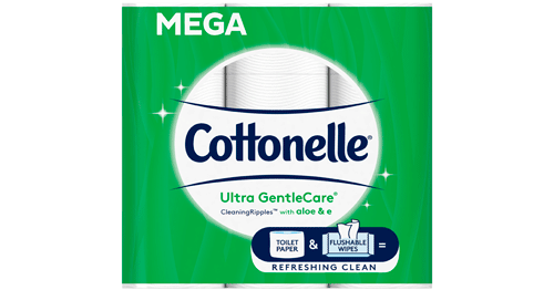Cottonelle® Ultra GentleCare® Toilet Paper 12 pack.