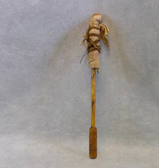 Tersorium , un bâton utilisé par les Romains pour essuyer leurs fesses avant l'invention du papier toilette